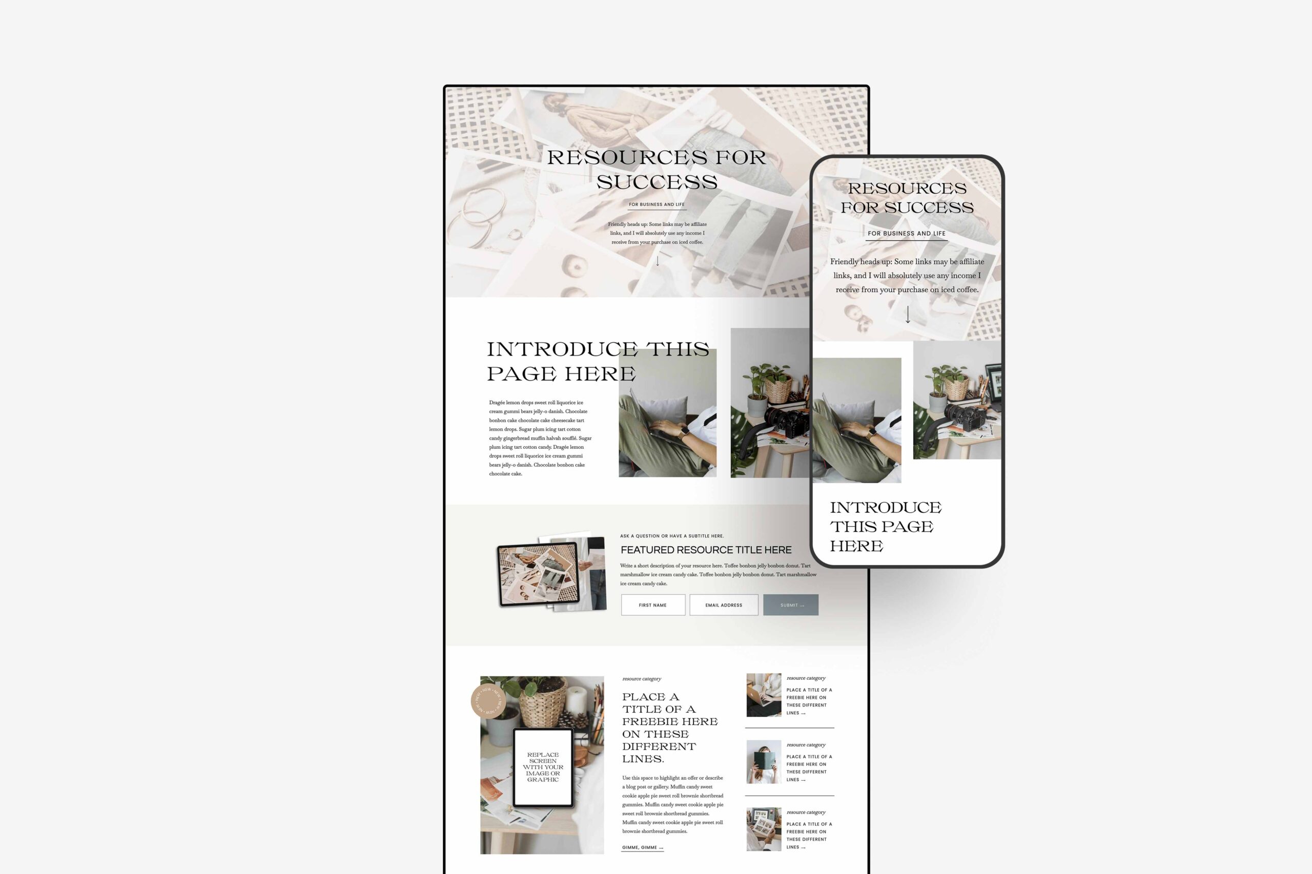 Resources Page