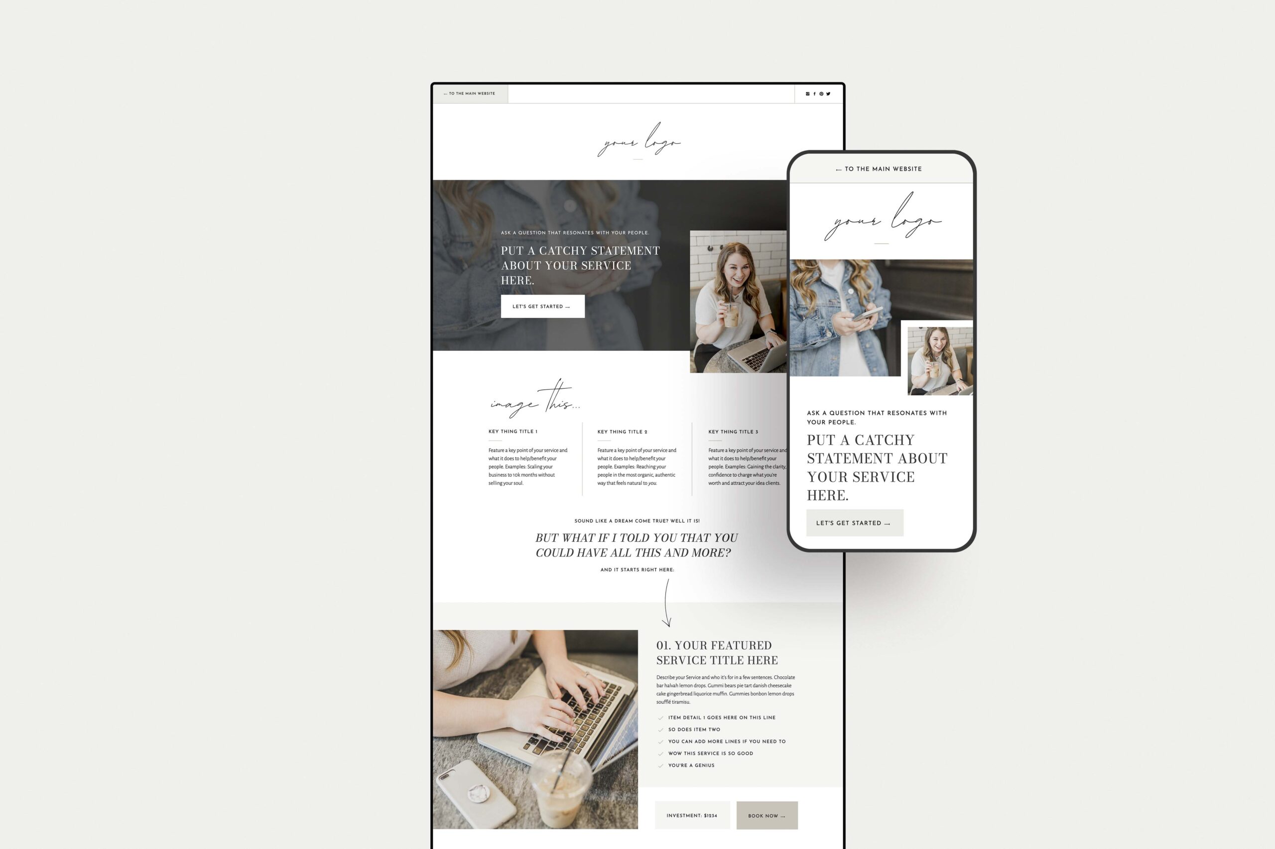 Service Pricing Page